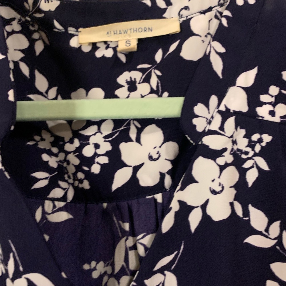 41 Hawthorn Dress | Blue/Floral Pattern | Size S - Picture 2 of 7